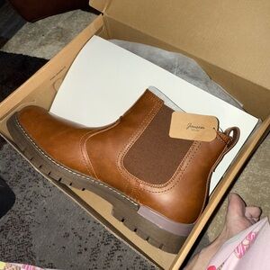 Jensen Men's Brown Leather Boots